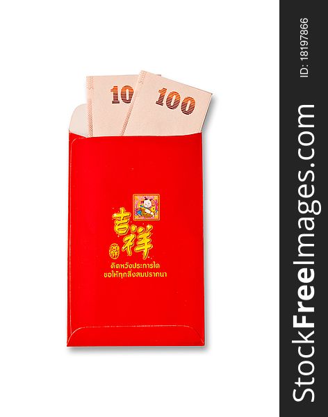 Red Case For China S Day With Money.