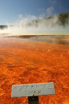 Grand Prismatic Spring Royalty Free Stock Photo Grand Prismatic Spring Royalty Free Stock Photo