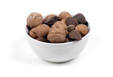 Food - Bowl Of Nuts Stock Photos Food - Bowl Of Nuts Stock Photos