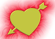 Gold Heart Royalty Free Stock Photos Gold Heart Royalty Free Stock Photos