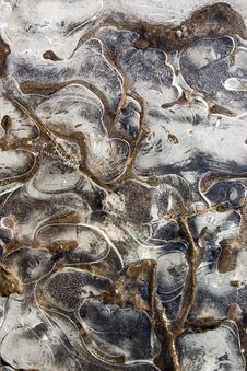 Ice And Mud Royalty Free Stock Photo Ice And Mud Royalty Free Stock Photo