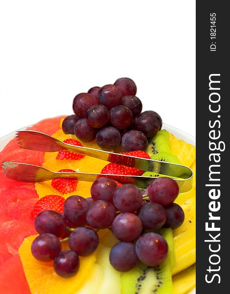 Fruits On The Plate Vertical