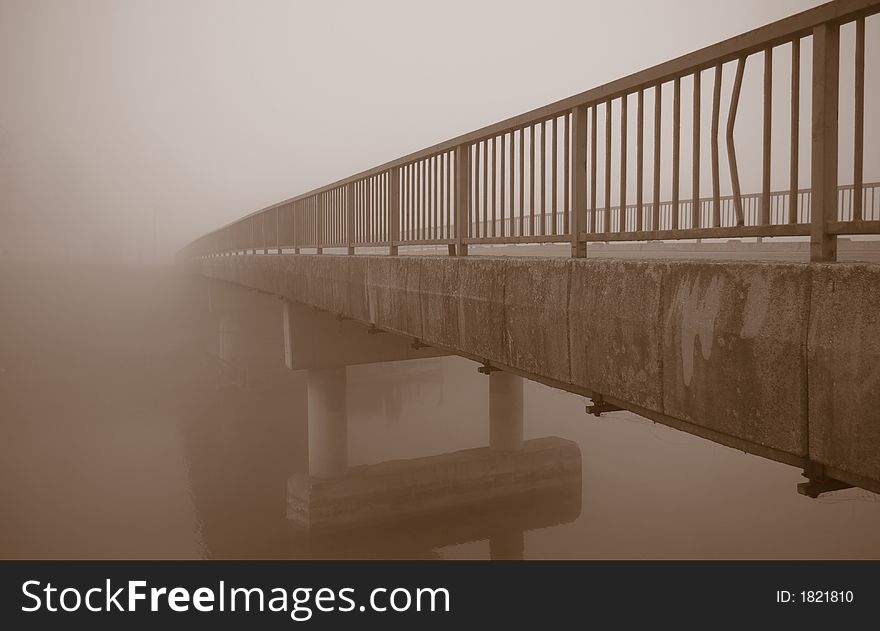 This photo was made during my solitude stroll in a fog on lake Jarun, Zagreb, Croatia. This photo was made during my solitude stroll in a fog on lake Jarun, Zagreb, Croatia