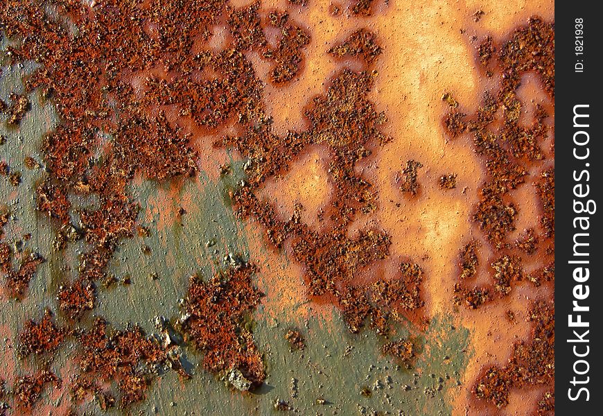 Close Up rusty metal wall background. Close Up rusty metal wall background