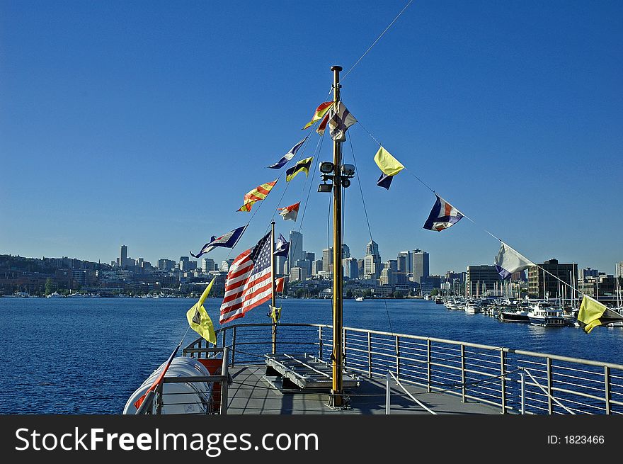 Downtown Seattle from South Lake Union. Downtown Seattle from South Lake Union