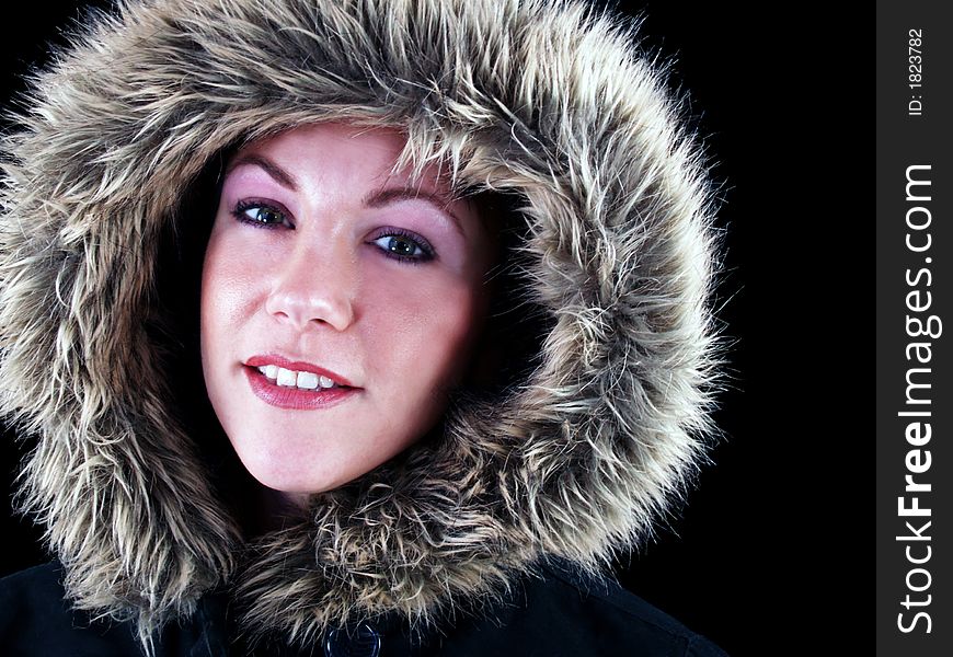 Winter wear for beautiful young lady. Winter wear for beautiful young lady