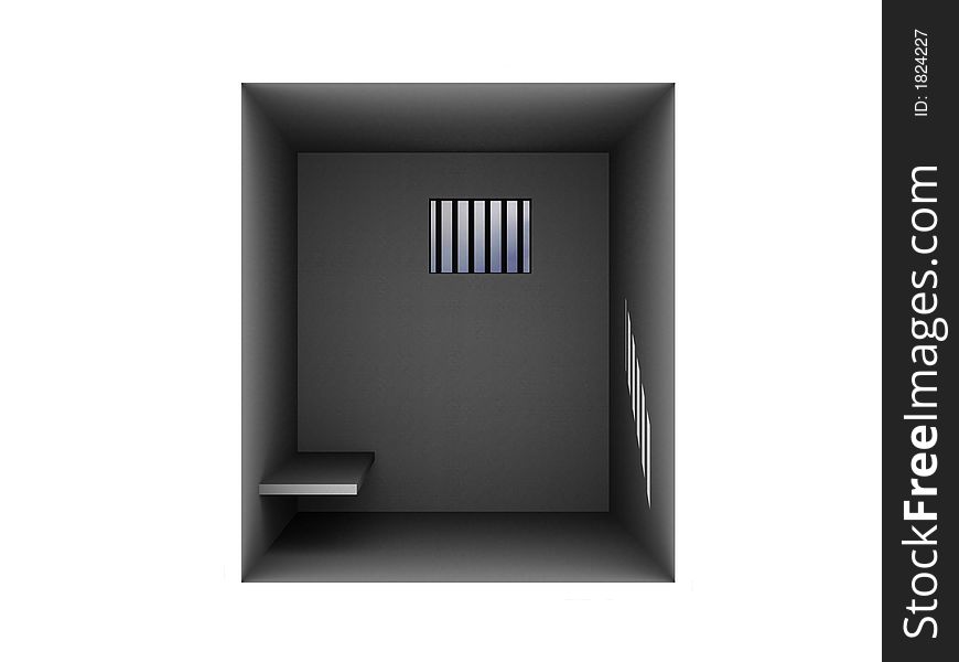 Dirty prision cell cube