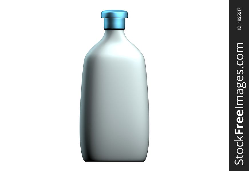 Illustration of a bottle for your logo