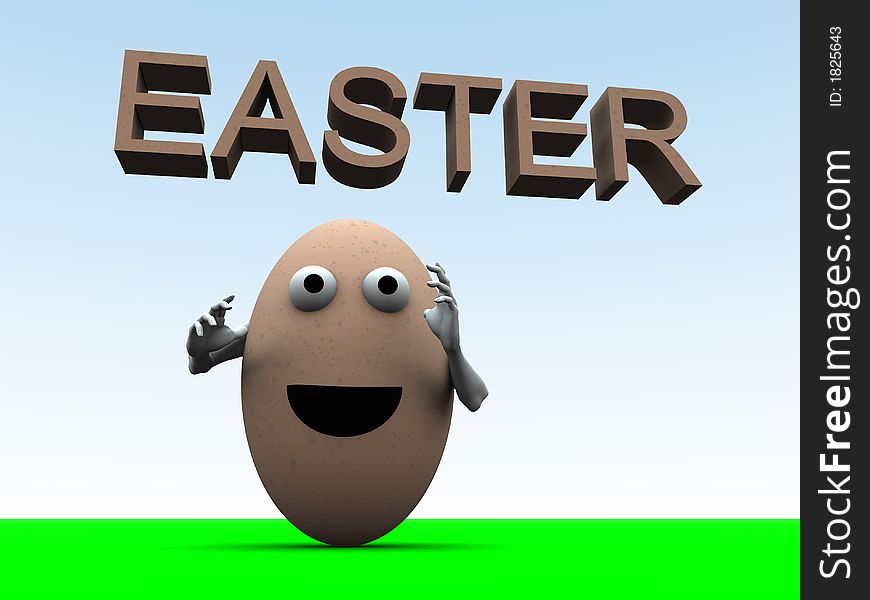 A simple toon based image of a egg man this image is suitable for images relating to Easter and food. A simple toon based image of a egg man this image is suitable for images relating to Easter and food.