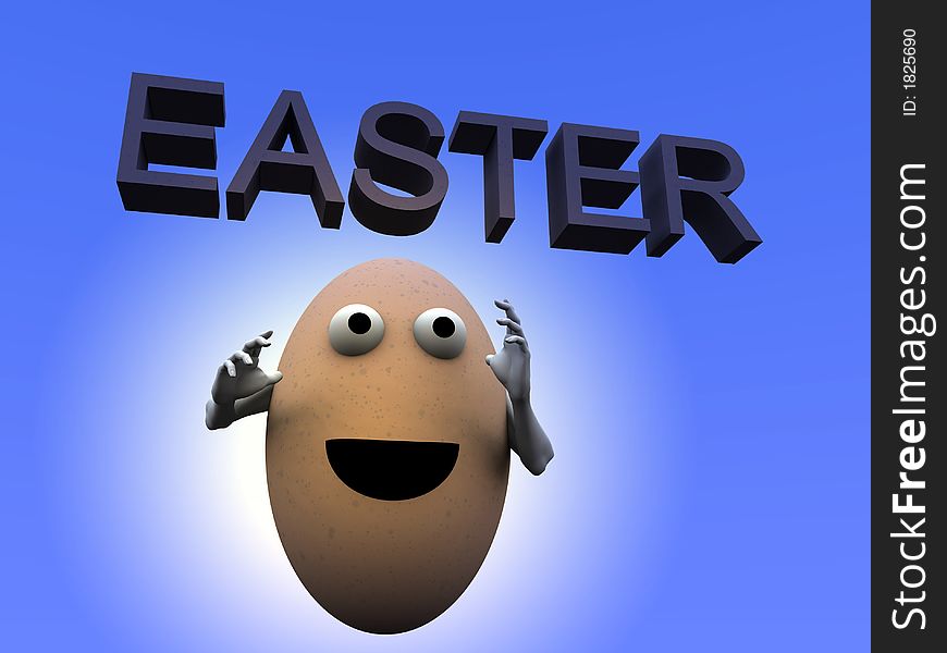 A simple toon based image of a egg man this image is suitable for images relating to Easter and food. A simple toon based image of a egg man this image is suitable for images relating to Easter and food.