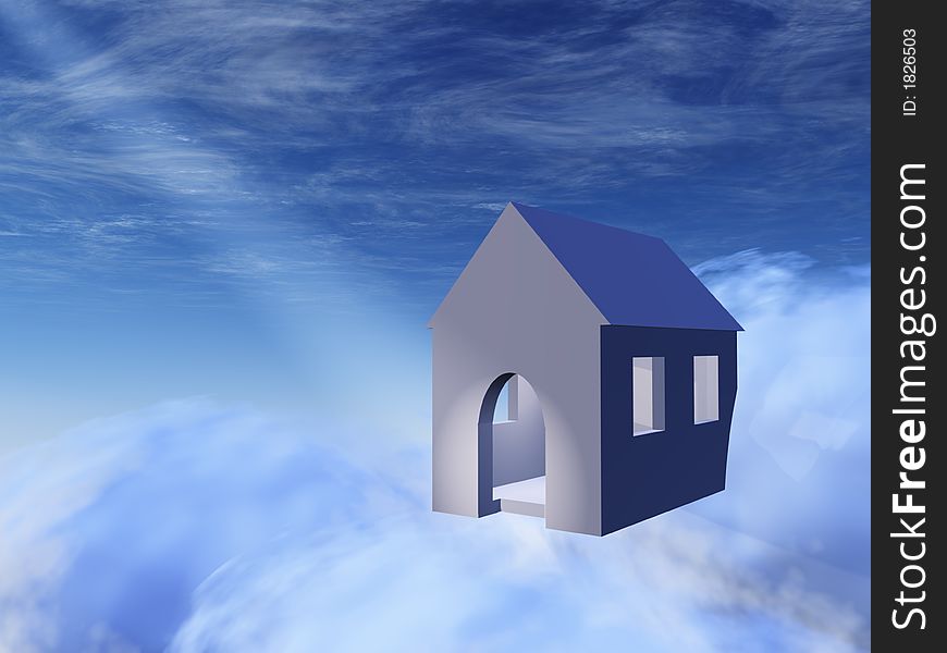 A metaphor Shelter in Heavenly Clouds