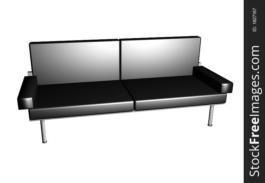 Black Executive Sofa