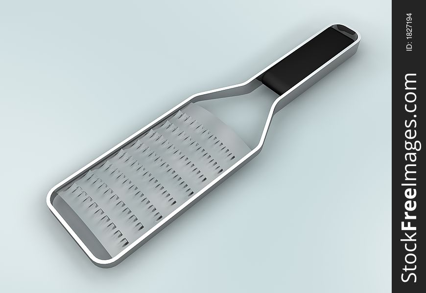 Illustration of a grater isolated on white