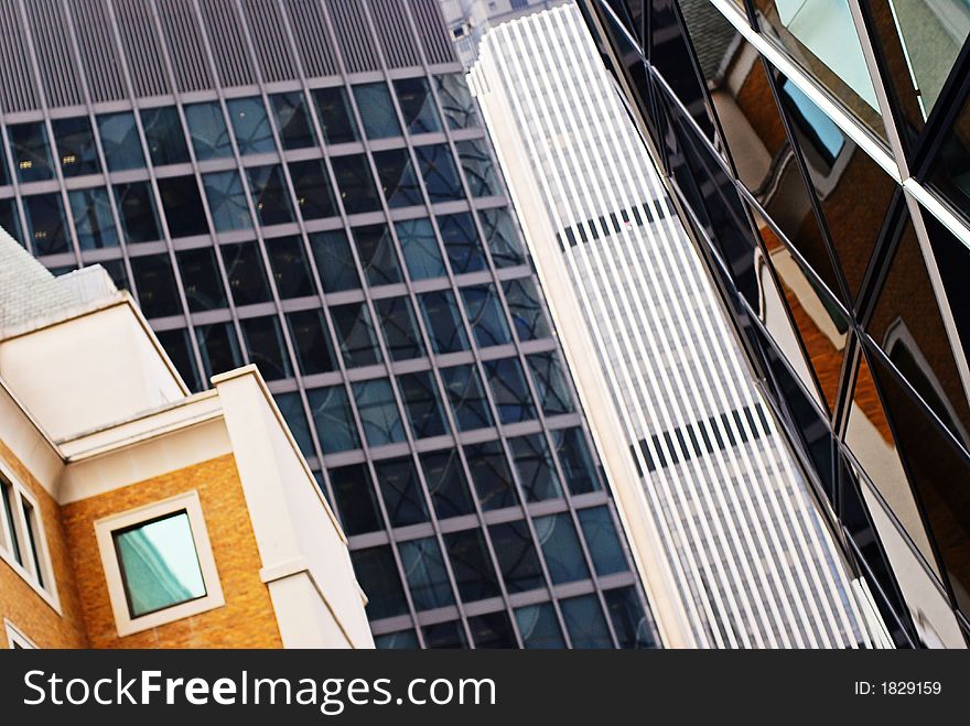 Corporate Glass building in the London. Corporate Glass building in the London