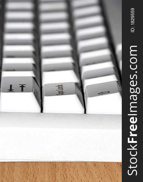 Computer Keyboard on a desk