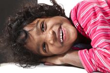 Portrait Of Little Indian Girl Stock Photos Portrait Of Little Indian Girl Stock Photos