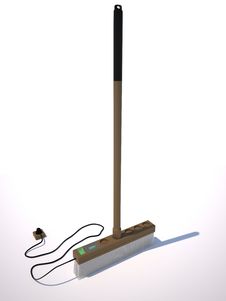 Electric Broom Royalty Free Stock Image Electric Broom Royalty Free Stock Image