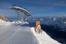 Cable-car In Alps Stock Photos