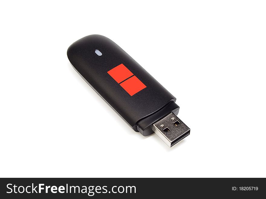 USB Flash Drive it is isolated on a white background