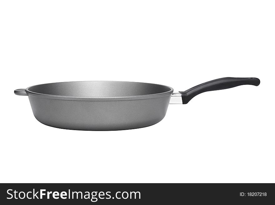 Kitchen pan isolated on white background