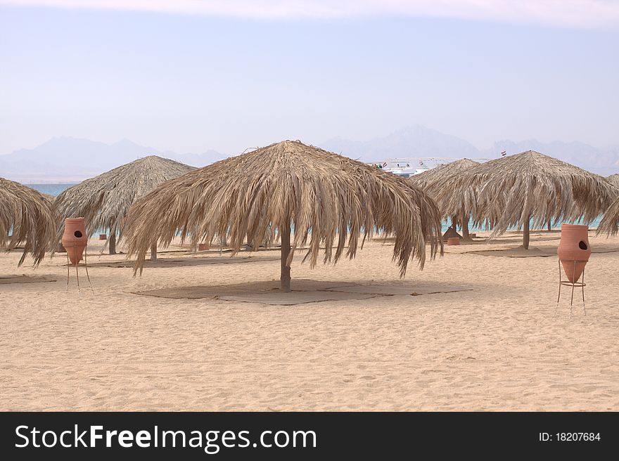 Umbrellas At The Beach