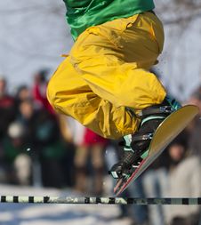 Snowboarder Jumping Royalty Free Stock Photos Snowboarder Jumping Royalty Free Stock Photos