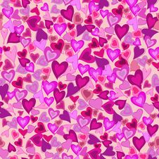 Valentine Seamless Hearts Pattern Royalty Free Stock Photo Valentine Seamless Hearts Pattern Royalty Free Stock Photo