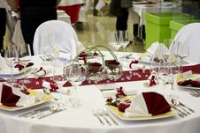 Wedding Table Royalty Free Stock Image Wedding Table Royalty Free Stock Image