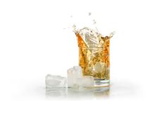 Whiskey With Ice Stock Photos