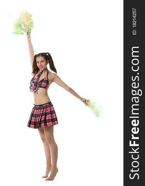 Girl cheerleader