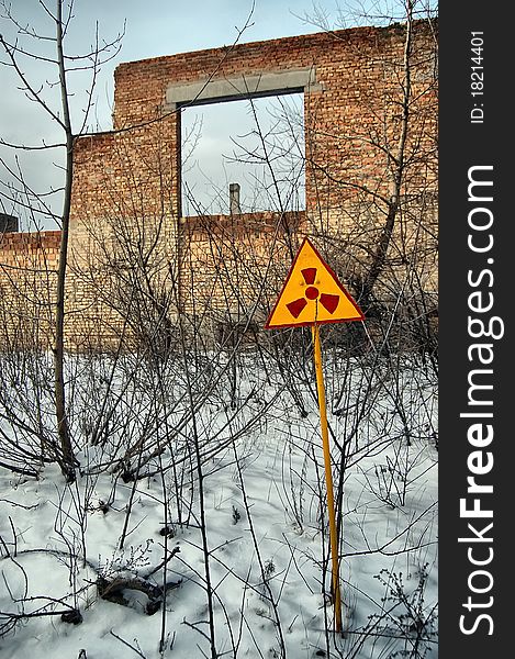 HDR.Lost city.Near Chernobyl area.Kiev region,Ukraine