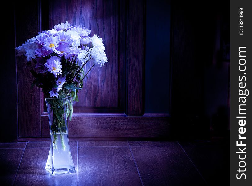 Chrysanthemum in the Vase, with the help of light pen