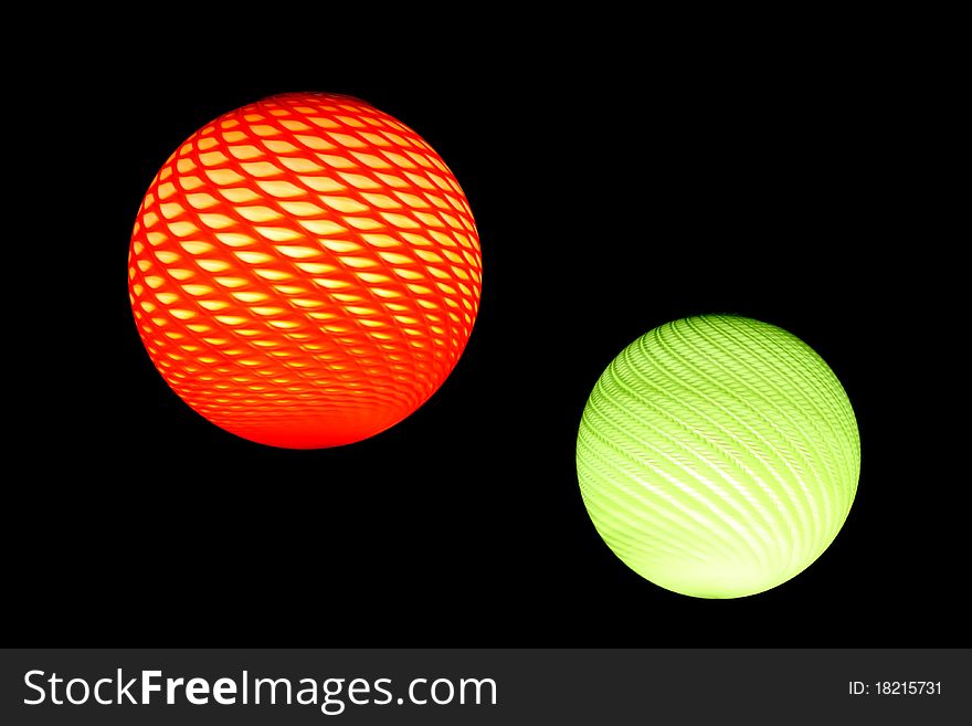 Red And Green Sphere