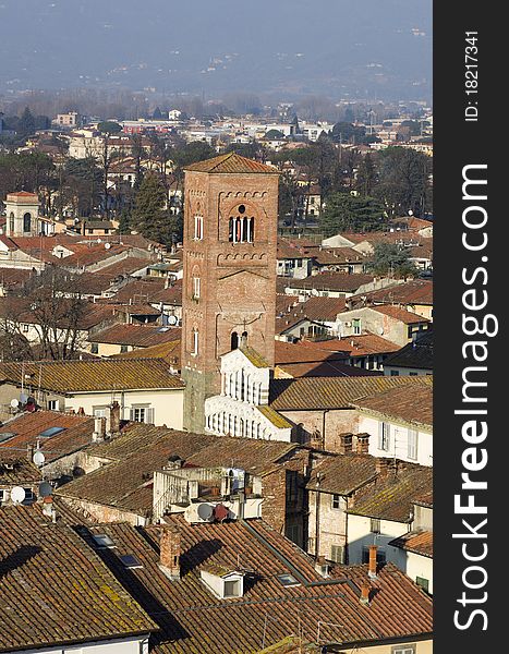 Lucca a beautiful town in tuscany