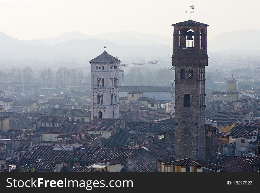 Lucca a beautiful town in tuscany