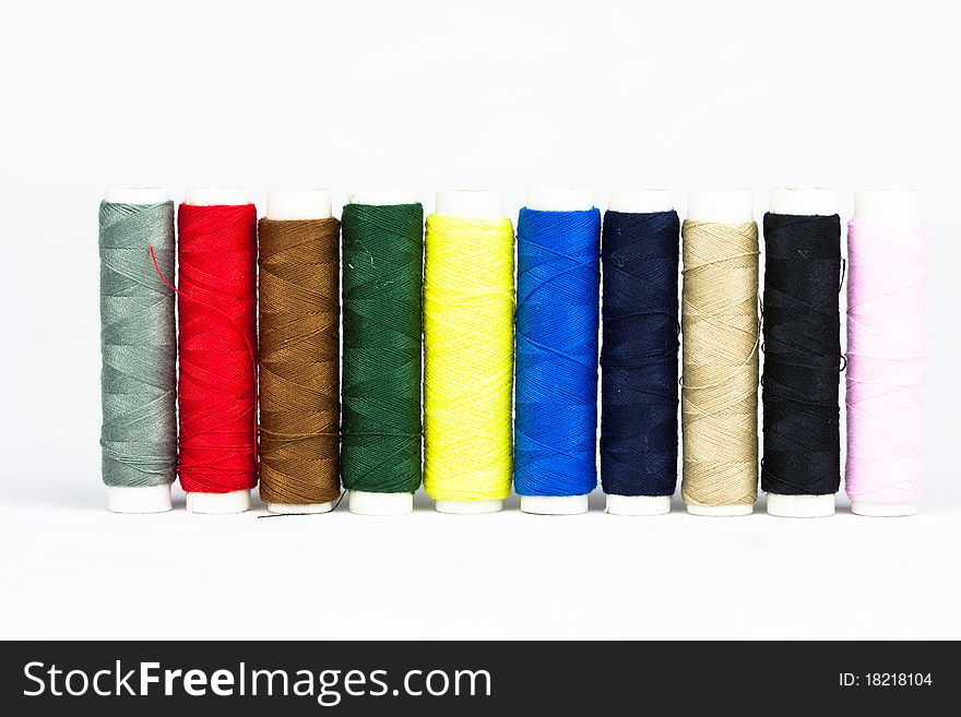 Multicolor  of sewing threads