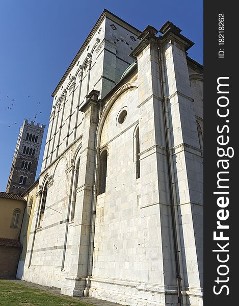 Lucca a beautiful town in tuscany