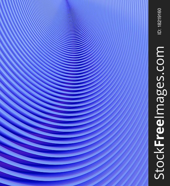 Abstract blue background with curved rows. Abstract blue background with curved rows