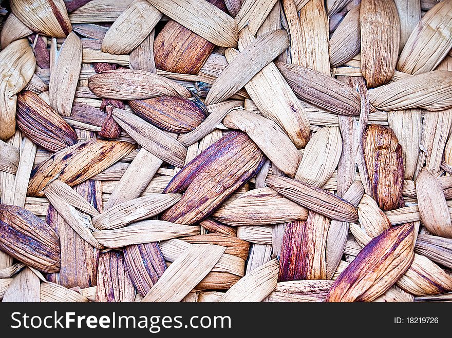 Irregularly braided tree background, color beige.