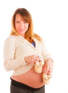 Beautiful Pregnant Woman Royalty Free Stock Image Beautiful Pregnant Woman Royalty Free Stock Image
