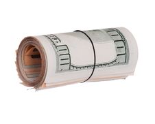 Roll Of Banknotes Stock Photo