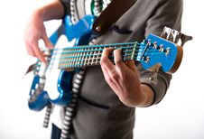 Man Playing A Guitar Royalty Free Stock Images Man Playing A Guitar Royalty Free Stock Images