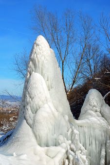 Frozen Geyser Stock Images Frozen Geyser Stock Images