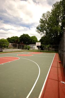 Basketball Court Stock Photography