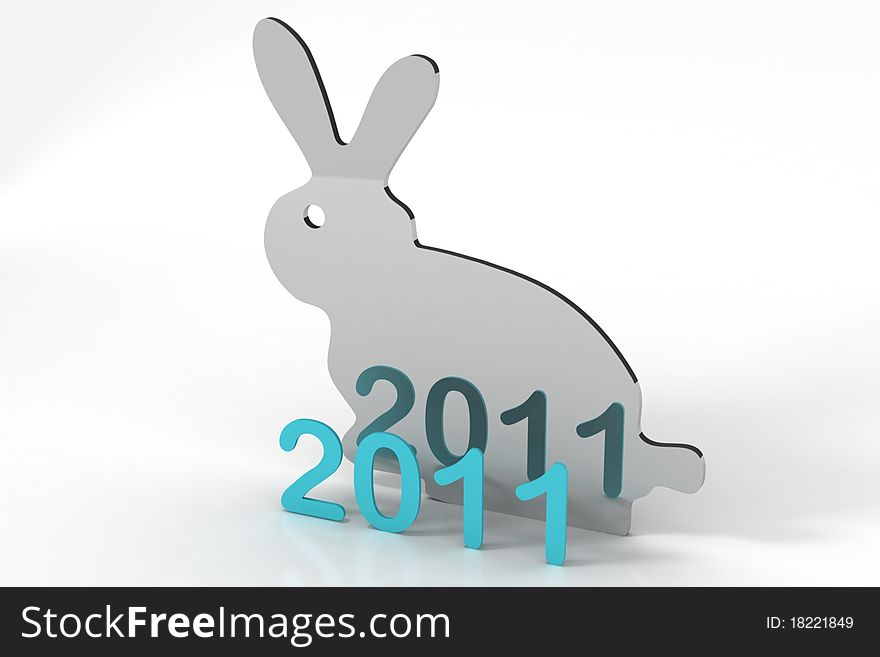 New year 2011 : Happy Rabbit. New year 2011 : Happy Rabbit