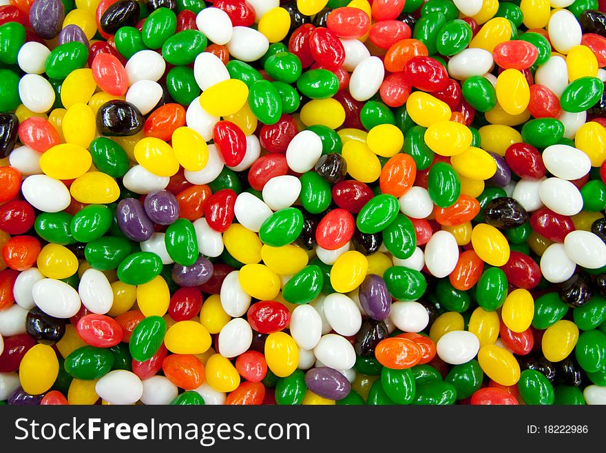 Many gelatin candies as background. Many gelatin candies as background
