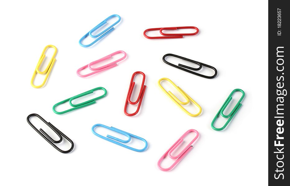 Paper Clips In Many Colors