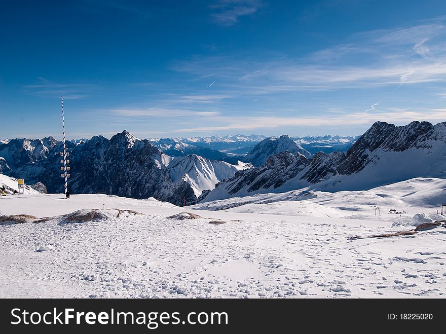 Mountains In The Zugspitze, Germany