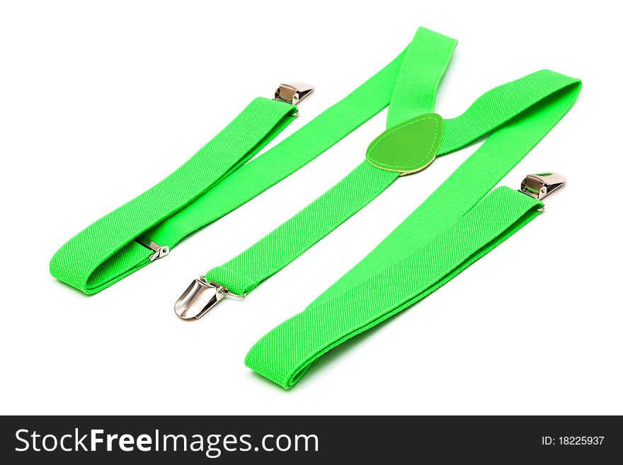 New green suspenders