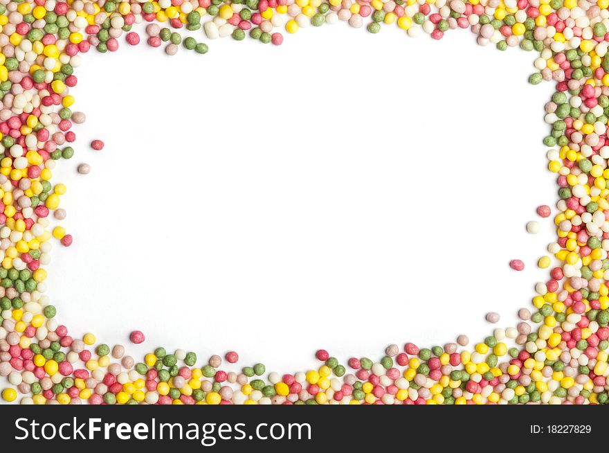 Cake decoration in many colors with copy space. Cake decoration in many colors with copy space